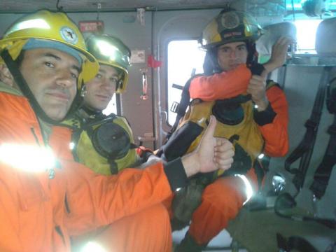 El bombero Emiliano Messana nos cuenta la experiencia desde Chile