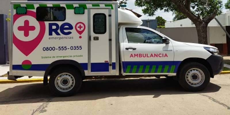 RE Emergencias presentó nueva ambulancia