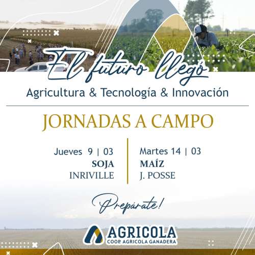 Cooperativa Agrícola invita a Jornadas a Campo