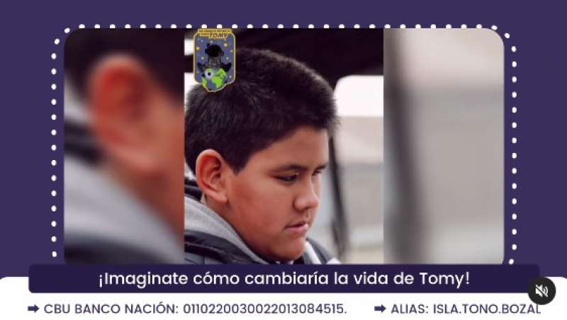 La fundación Leo Messi donó el dispositivo ORCAM para Tomy